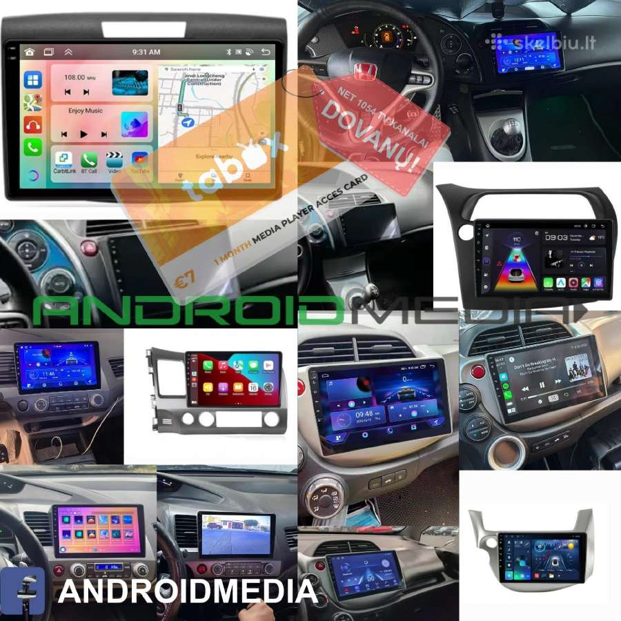 Honda Android 15 Multimedia / Multimedijos