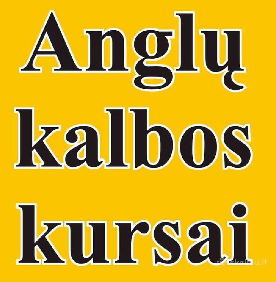 Anglų kalbos kursai | Skelbiu.lt Anglų kalbos kursai