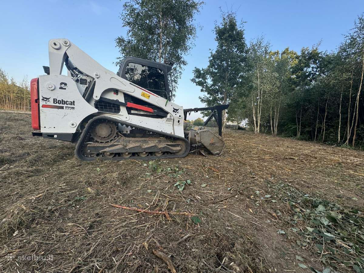Bobcat vikšrinio T650, T590 nuoma su operatoriumi - nuotraukos Nr. 9