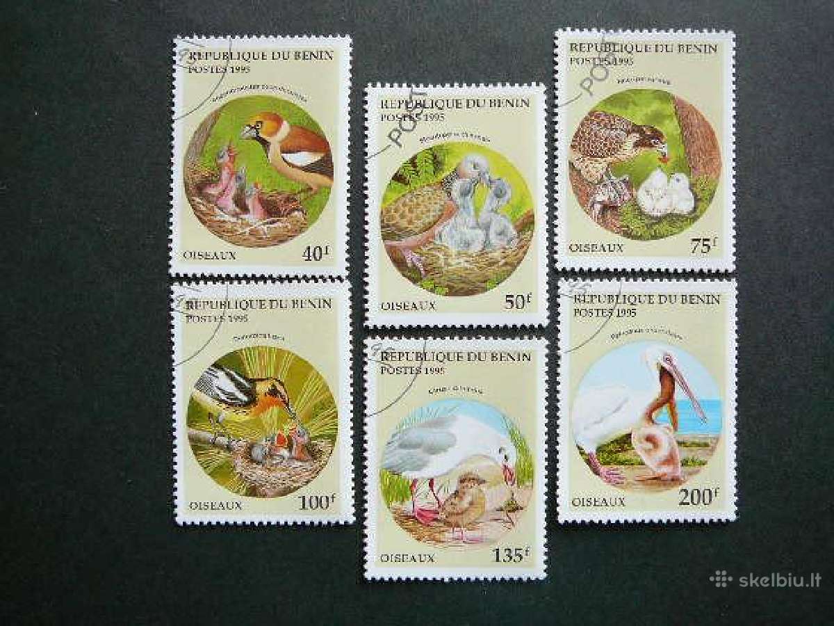 Pauksciai Beninas 1995 antsp. bnn217