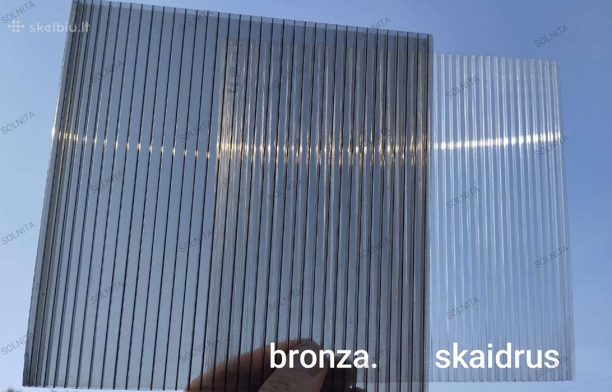 Kanalinis polikarbonatas 4, 6, 10, 16mm - nuotraukos Nr. 3