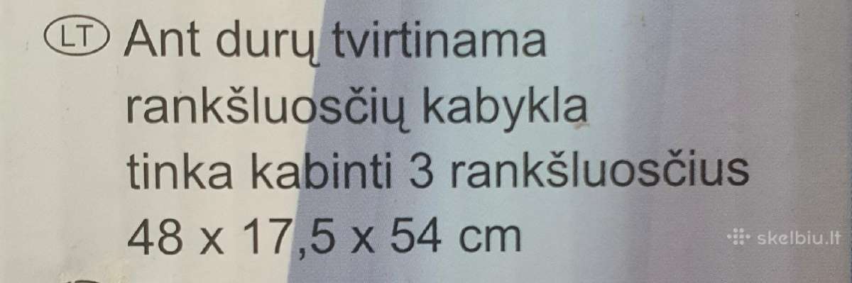 Rankšluosčiu kabykla - nuotraukos Nr. 3