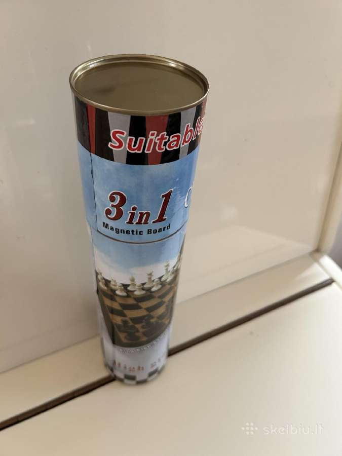 Šachmatai, šaškės, nardai (3 viename ) žaidimas - nuotraukos Nr. 4