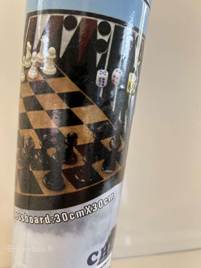 Šachmatai, šaškės, nardai (3 viename ) žaidimas - nuotraukos Nr. 5