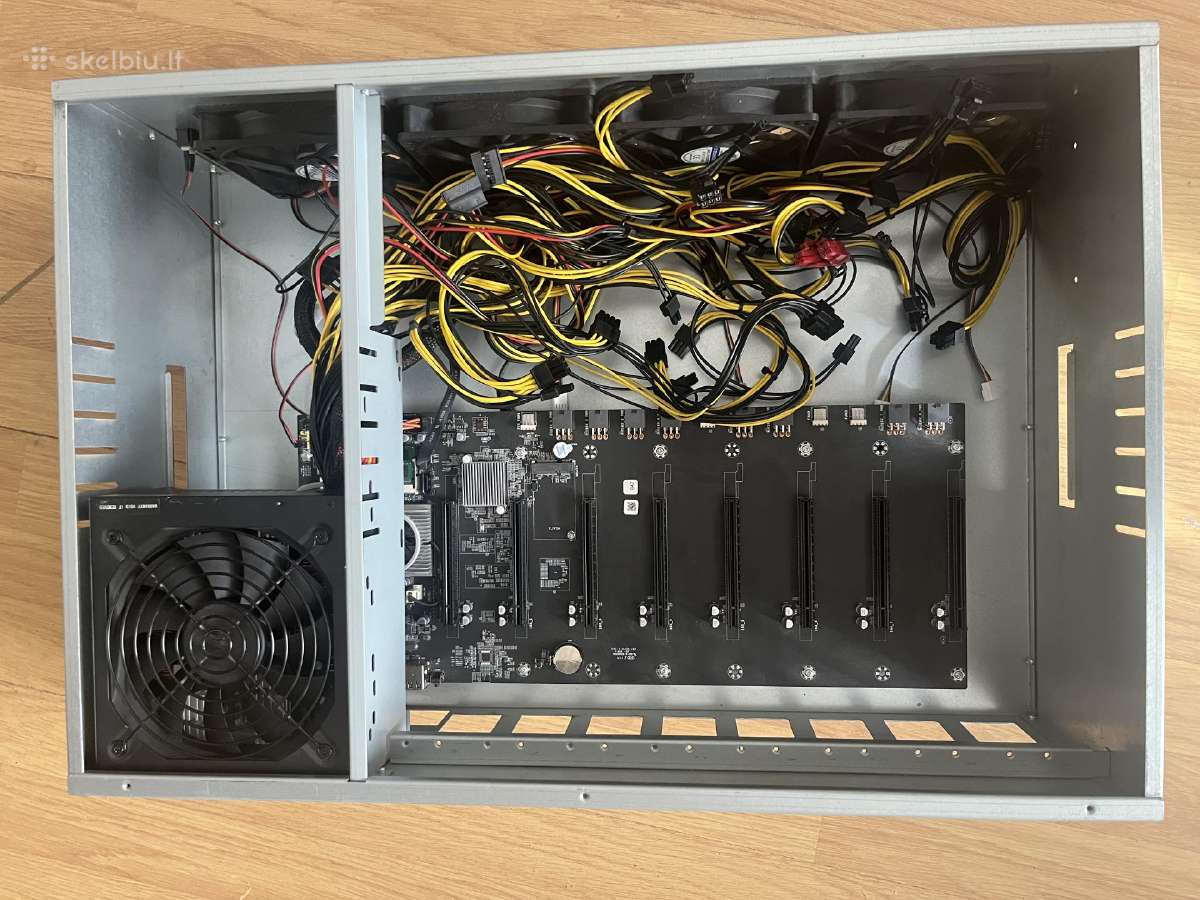 Mining rigas + 2000w psu - Skelbiu.lt