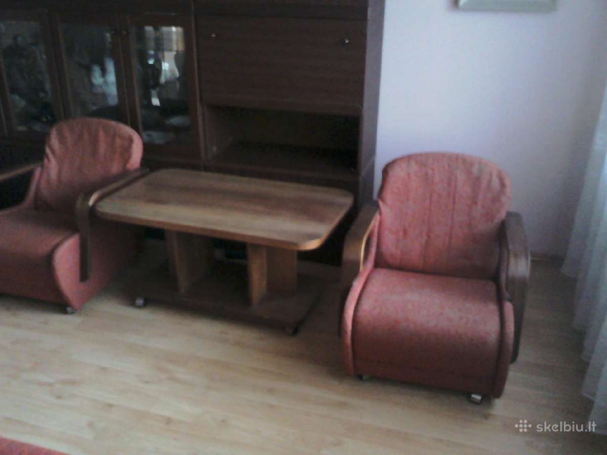 Miegama sofa + 2 foteliai + stalas - nuotraukos Nr. 9