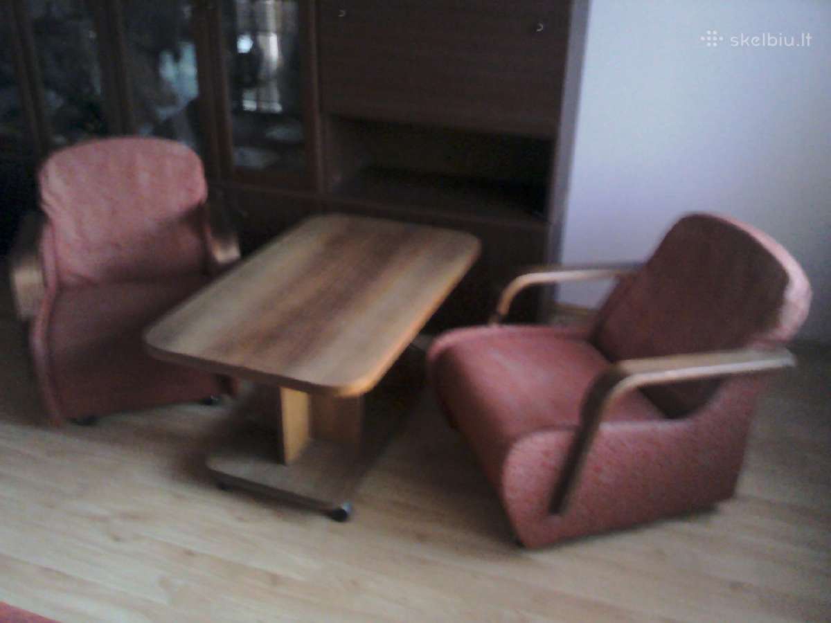 Miegama sofa + 2 foteliai + stalas - nuotraukos Nr. 3