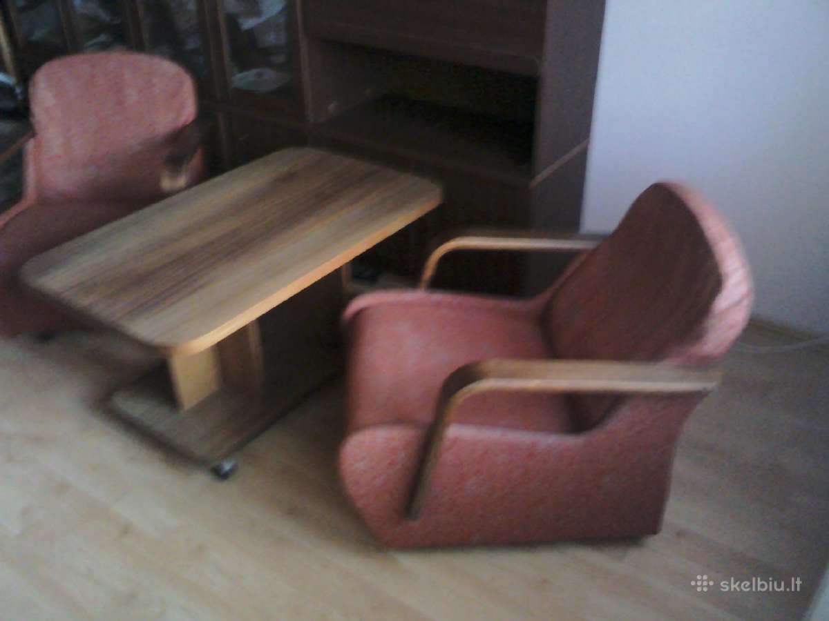 Miegama sofa + 2 foteliai + stalas - nuotraukos Nr. 8