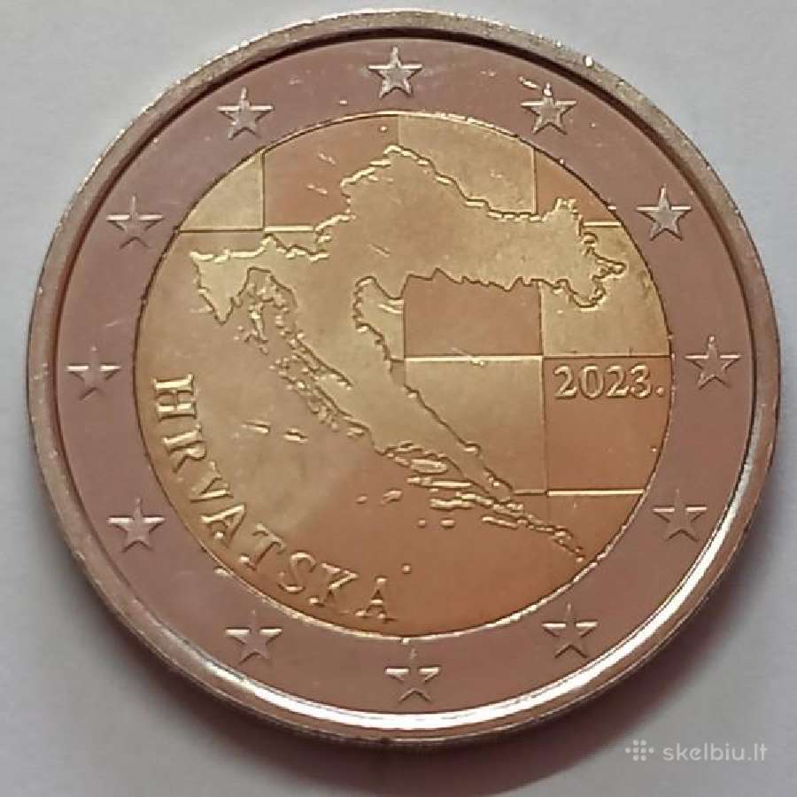 Kroatija apyvartinės monetos 2 eurai, 50 ct - nuotraukos Nr. 2
