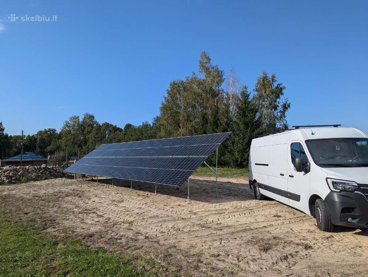 10kw antžeminės saulės elektrinės komplektas