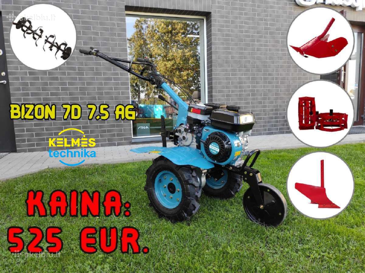 Pigiau nerasite 100%! Kultivatoriai, Motoblokai