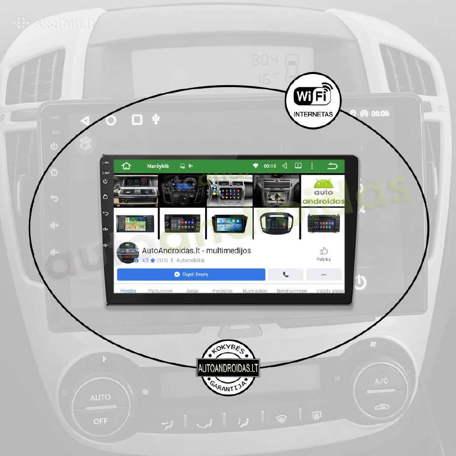 Kia Ceed 2007-09 Android multimedia WiFi/GPS/usb - nuotraukos Nr. 3