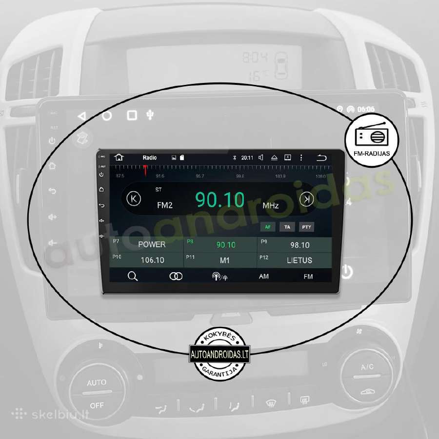 Kia Ceed 2007-09 Android multimedia WiFi/GPS/usb - nuotraukos Nr. 4