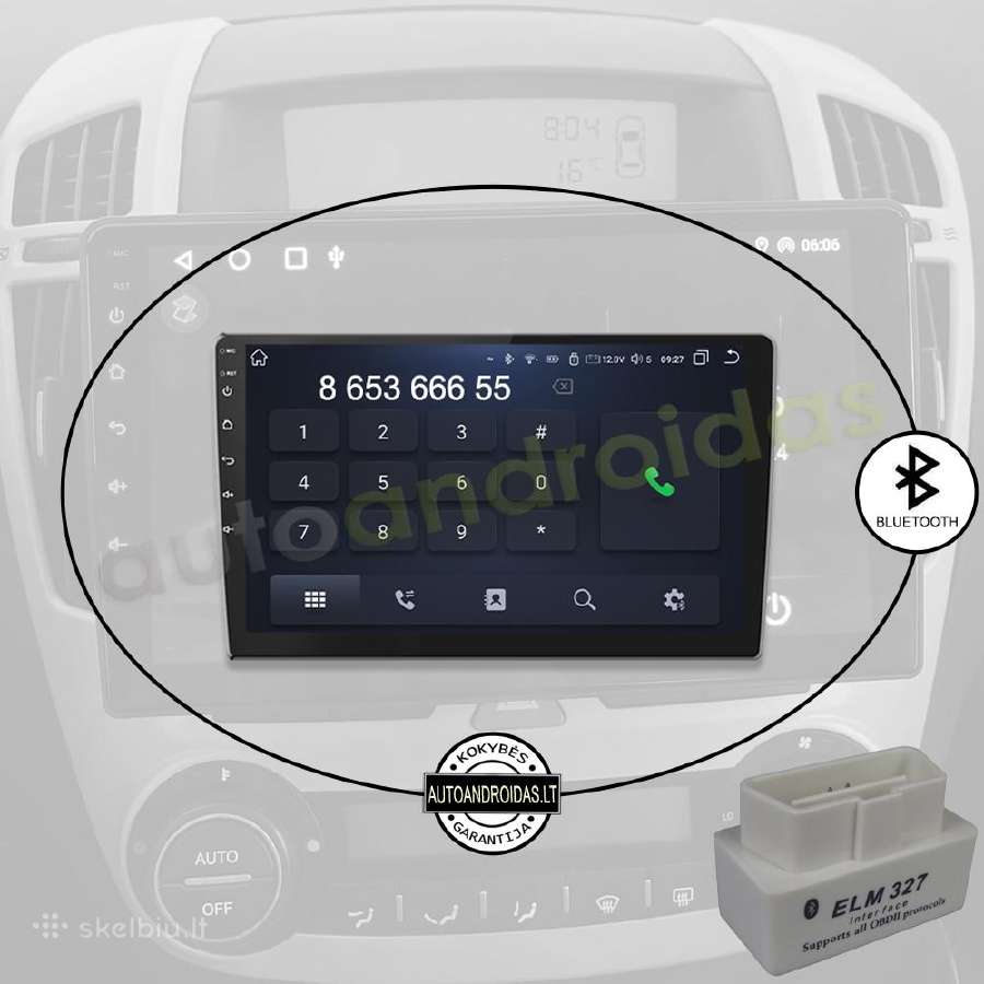 Kia Ceed 2007-09 Android multimedia WiFi/GPS/usb - nuotraukos Nr. 5