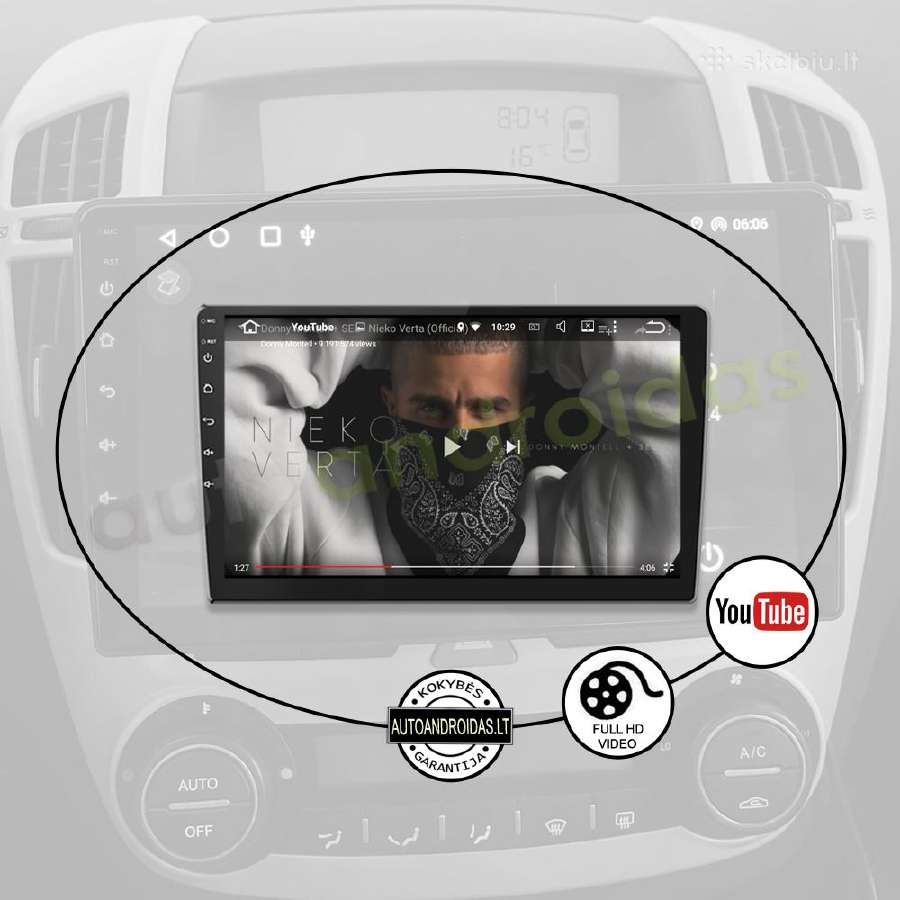 Kia Ceed 2007-09 Android multimedia WiFi/GPS/usb - nuotraukos Nr. 9