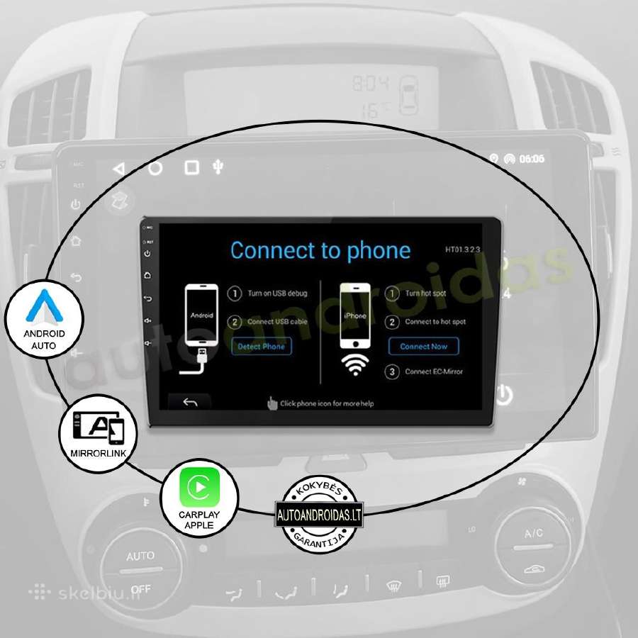 Kia Ceed 2007-09 Android multimedia WiFi/GPS/usb - nuotraukos Nr. 10