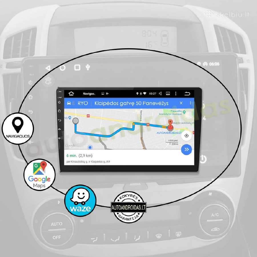 Kia Ceed 2007-09 Android multimedia WiFi/GPS/usb - nuotraukos Nr. 11