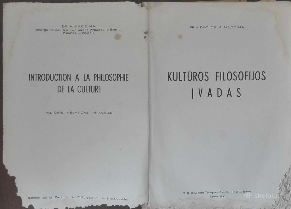 1773. Kultūros Filosofijos Įvadas A. Maceina