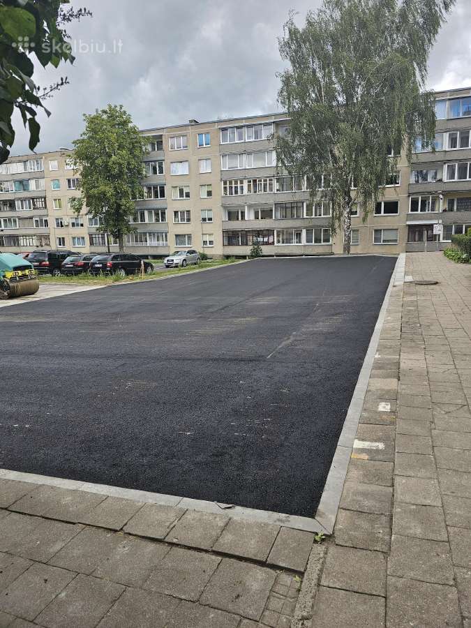 Kelių aikštelių įrengimas pastatų griovimas. - nuotraukos Nr. 5