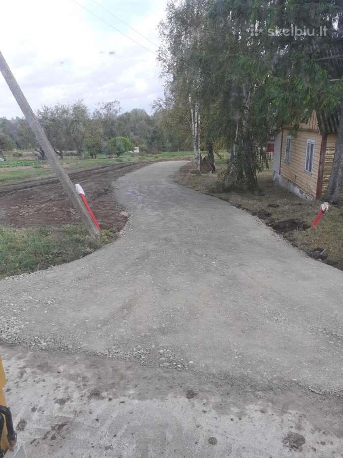 Kelių aikštelių įrengimas pastatų griovimas. - nuotraukos Nr. 23