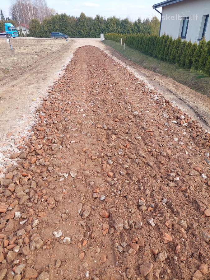 Kelių aikštelių įrengimas pastatų griovimas. - nuotraukos Nr. 32