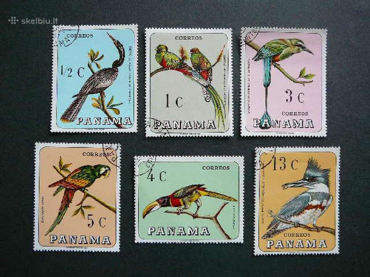 Pauksciai Panama 1967 antsp. pnm942