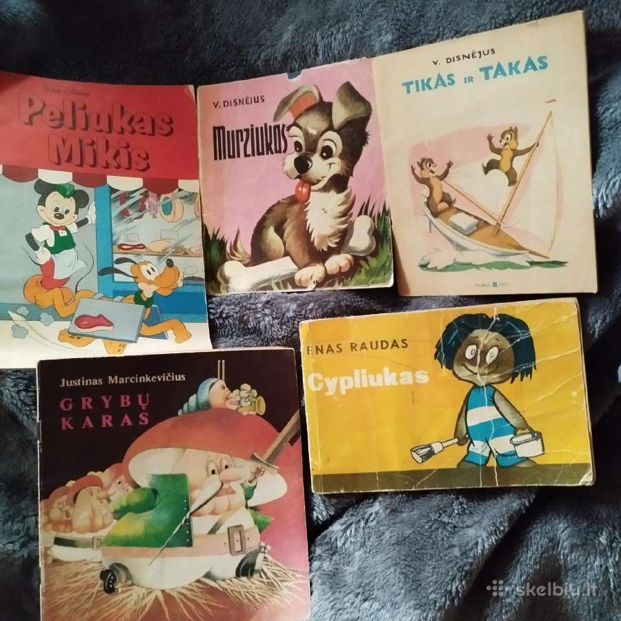 Vintage knygutės vaikams