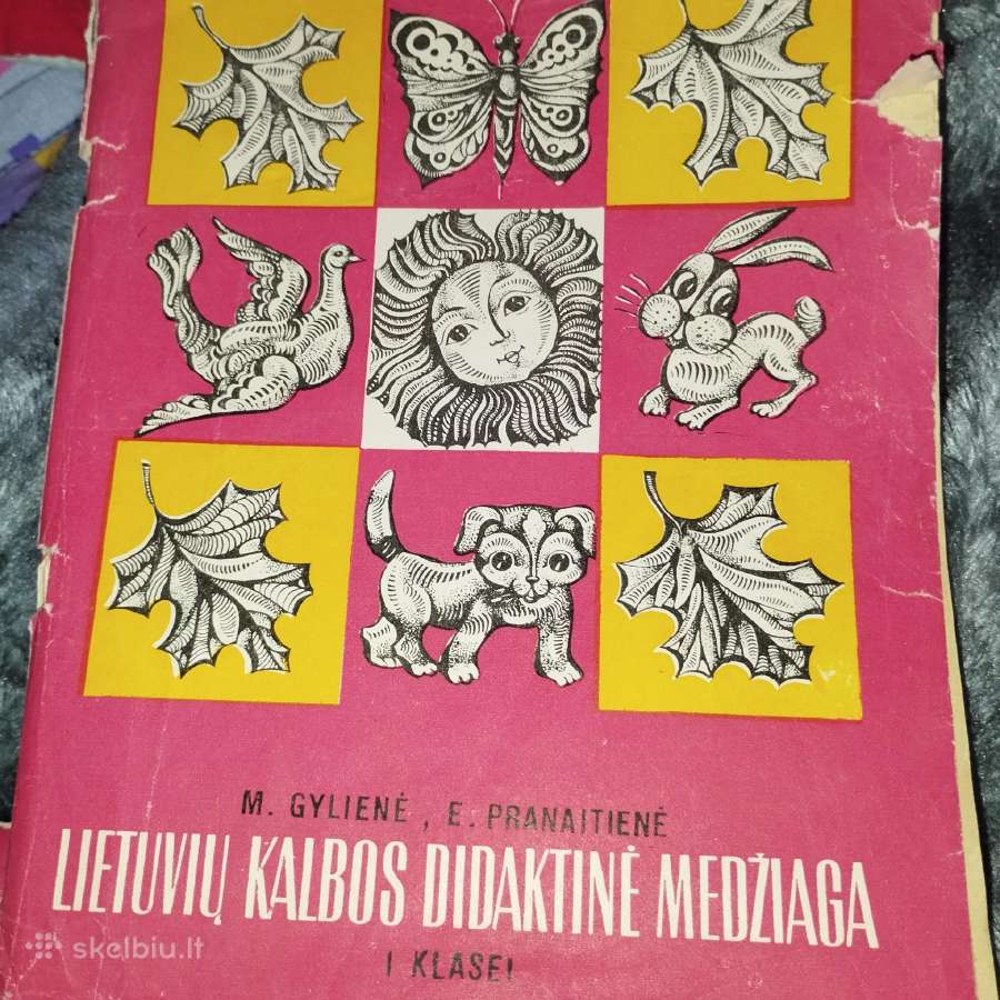 Vintage kolekcinė knyga vadovelis