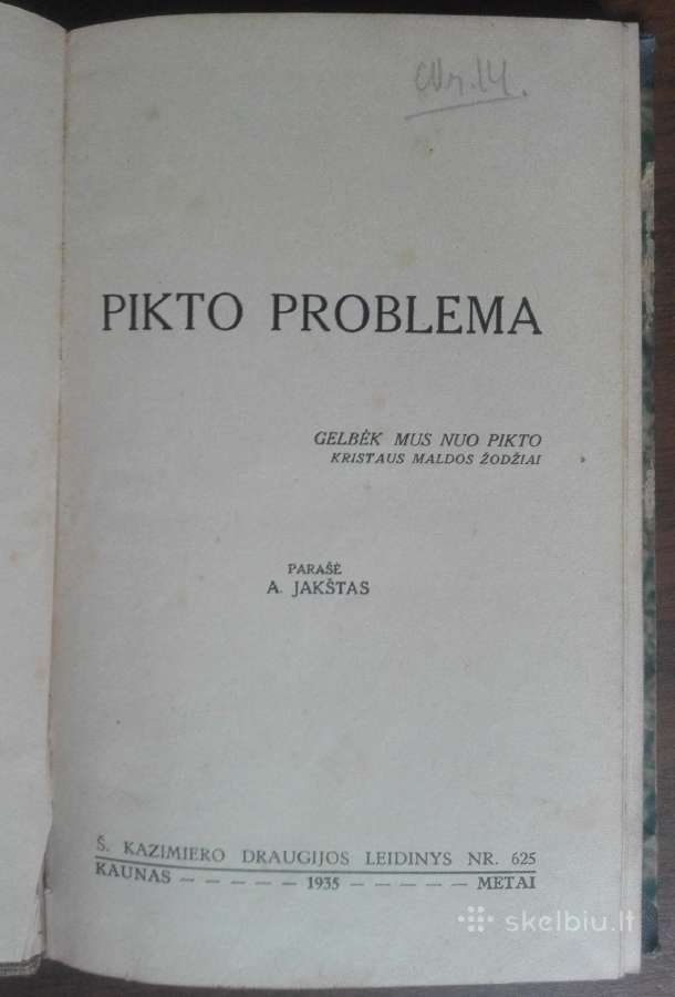 1782. Pikto Problema A. Jakštas - nuotraukos Nr. 2