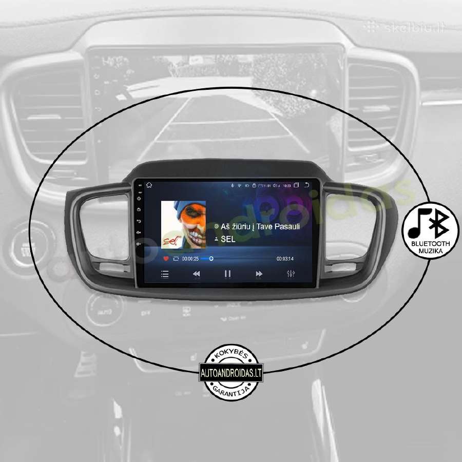 Kia Sorento 2014-17 Android multimedija WiFi/GPS - nuotraukos Nr. 6