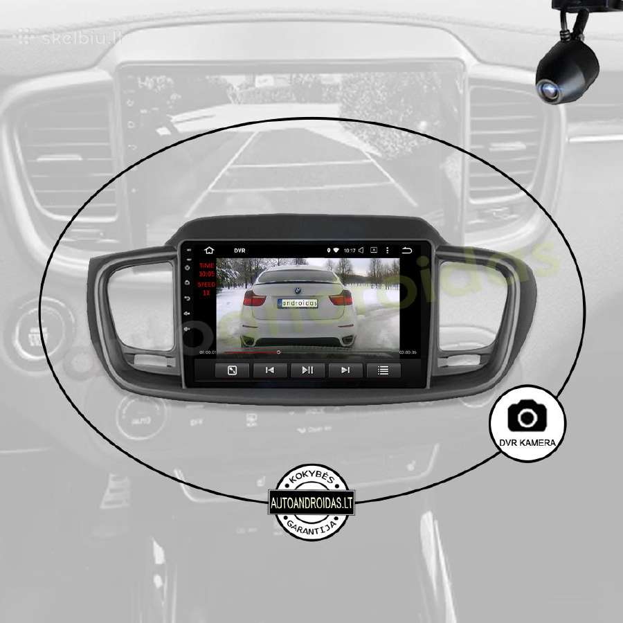 Kia Sorento 2014-17 Android multimedija WiFi/GPS - nuotraukos Nr. 8