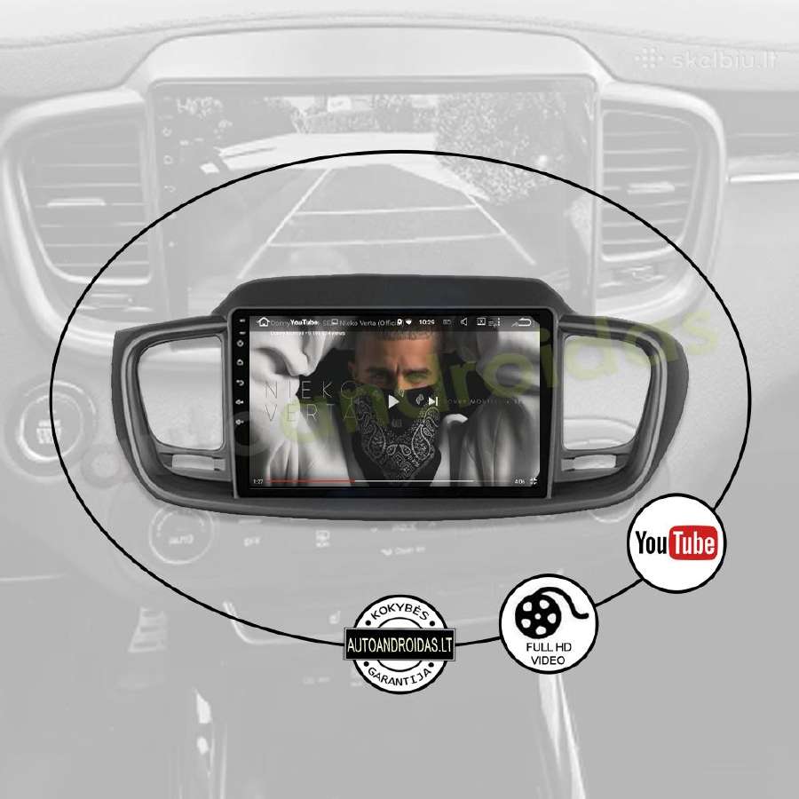 Kia Sorento 2014-17 Android multimedija WiFi/GPS - nuotraukos Nr. 9