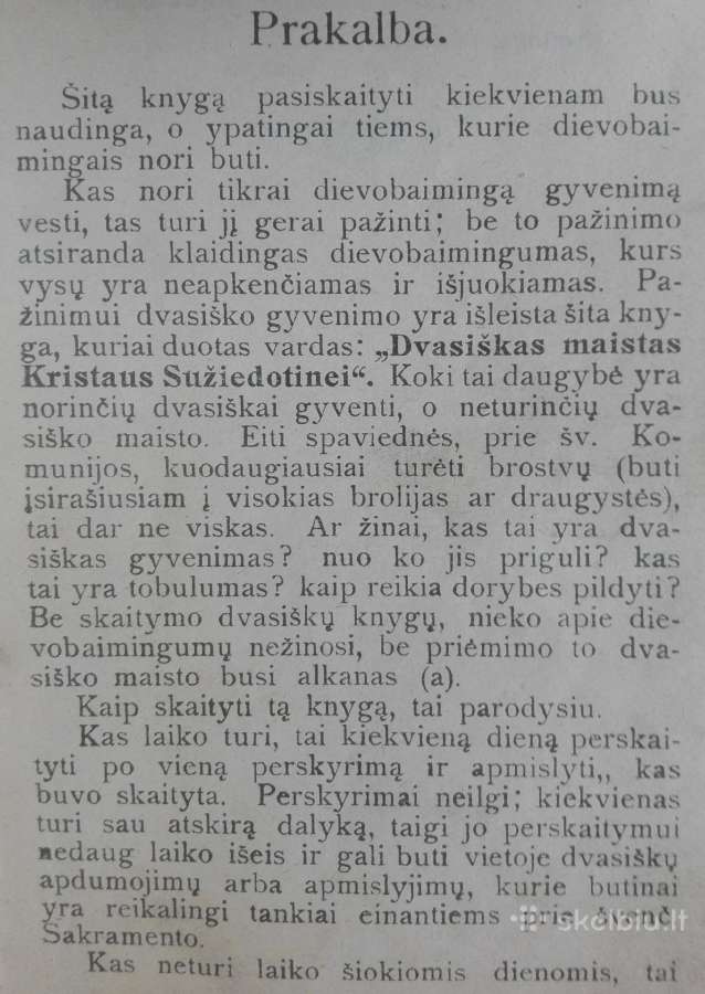 1783. Dvasiškas Maistas Kristaus Sužiedotinei 1905 - nuotraukos Nr. 3