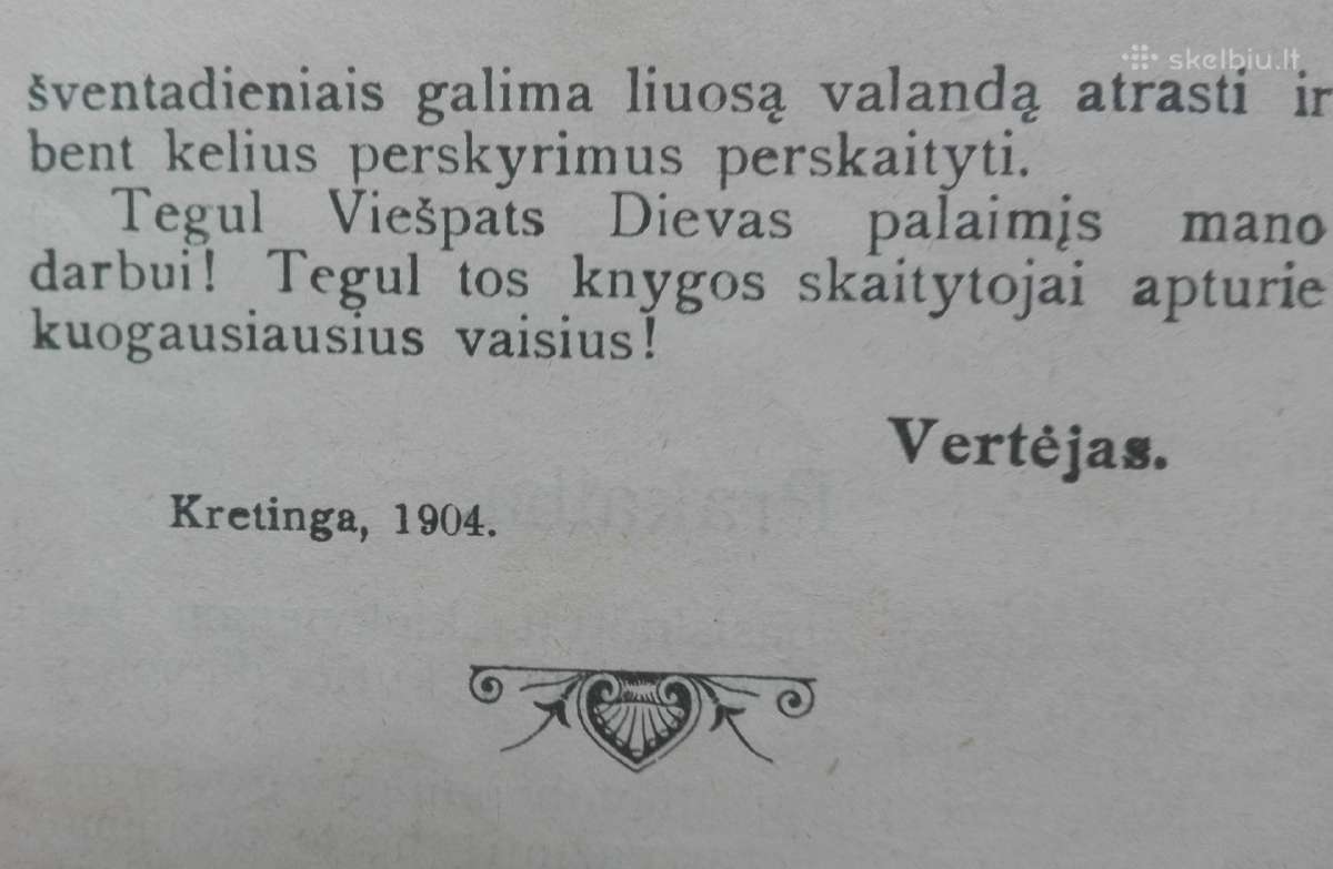1783. Dvasiškas Maistas Kristaus Sužiedotinei 1905 - nuotraukos Nr. 4