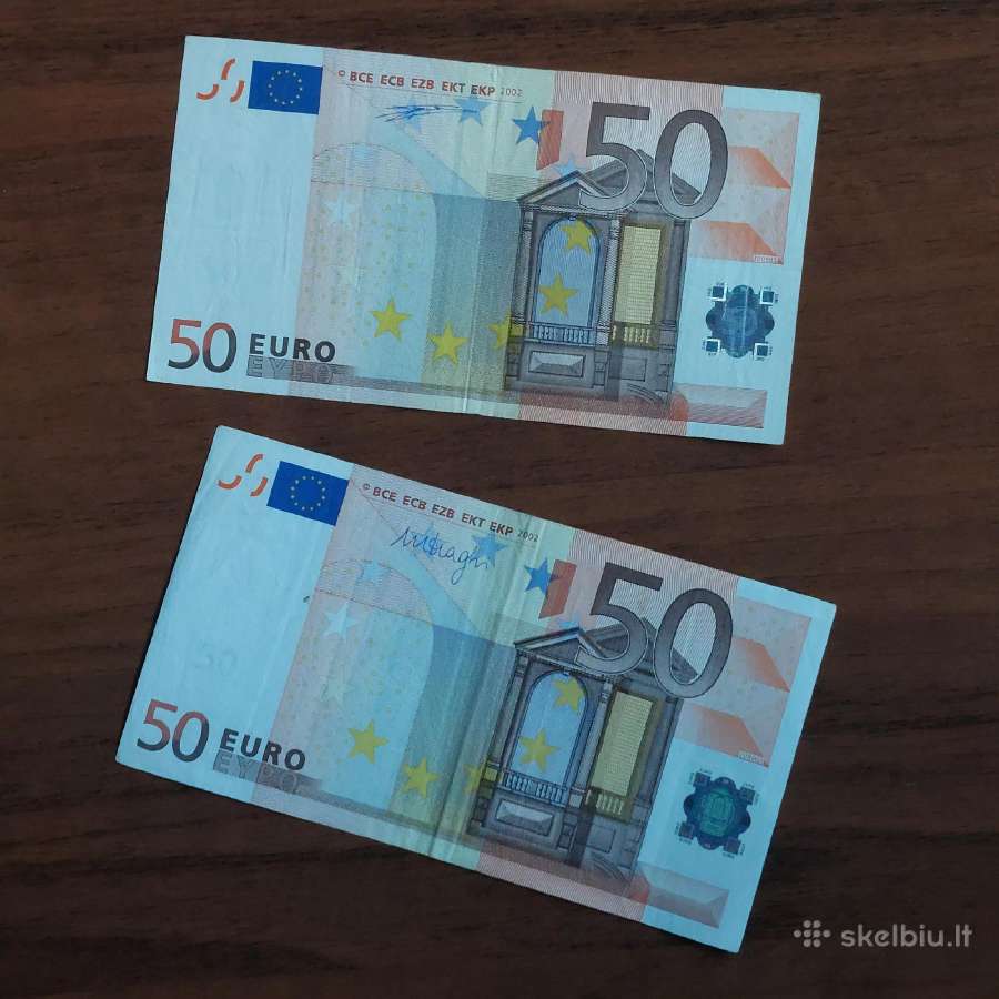 50 Euro 2002 ,S Prefix - Italy ,Italija . - nuotraukos Nr. 2