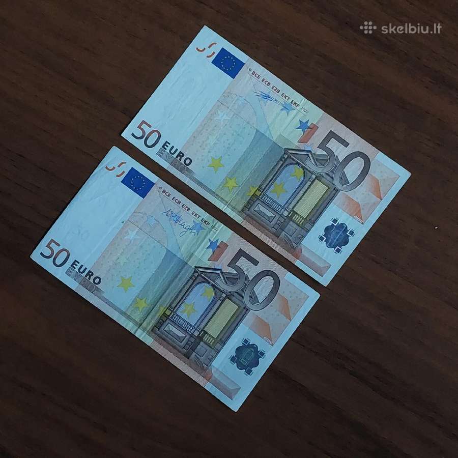 50 Euro 2002 ,S Prefix - Italy ,Italija . - nuotraukos Nr. 3