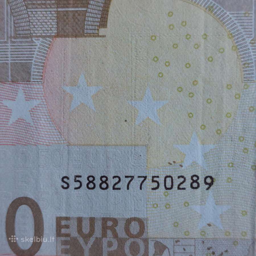 50 Euro 2002 ,S Prefix - Italy ,Italija . - nuotraukos Nr. 11