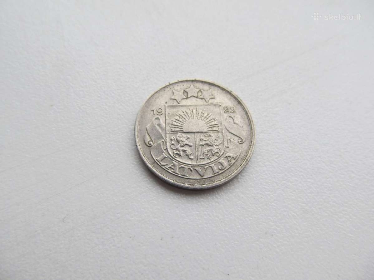 20 santimu , Latvija , 1922 . - nuotraukos Nr. 2