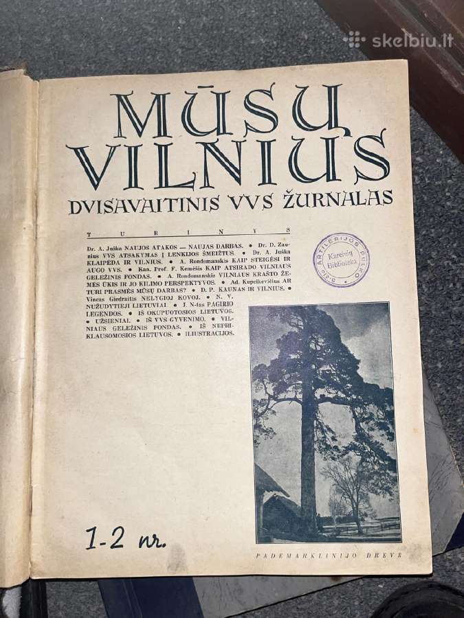 Žurnalas "Mūsų Vilnius". 1933 m.