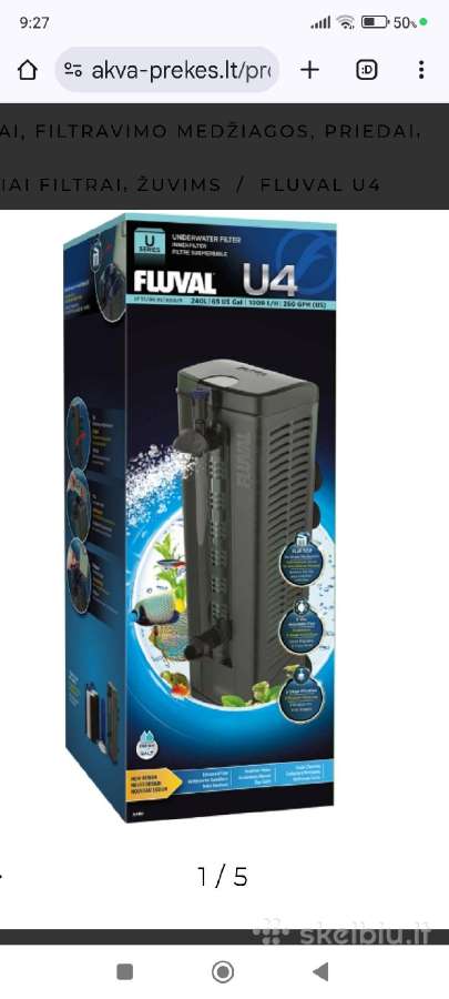 Filtras Fluval U4