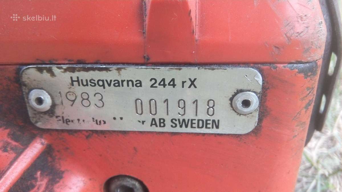 Husqvarna 244rx - nuotraukos Nr. 5
