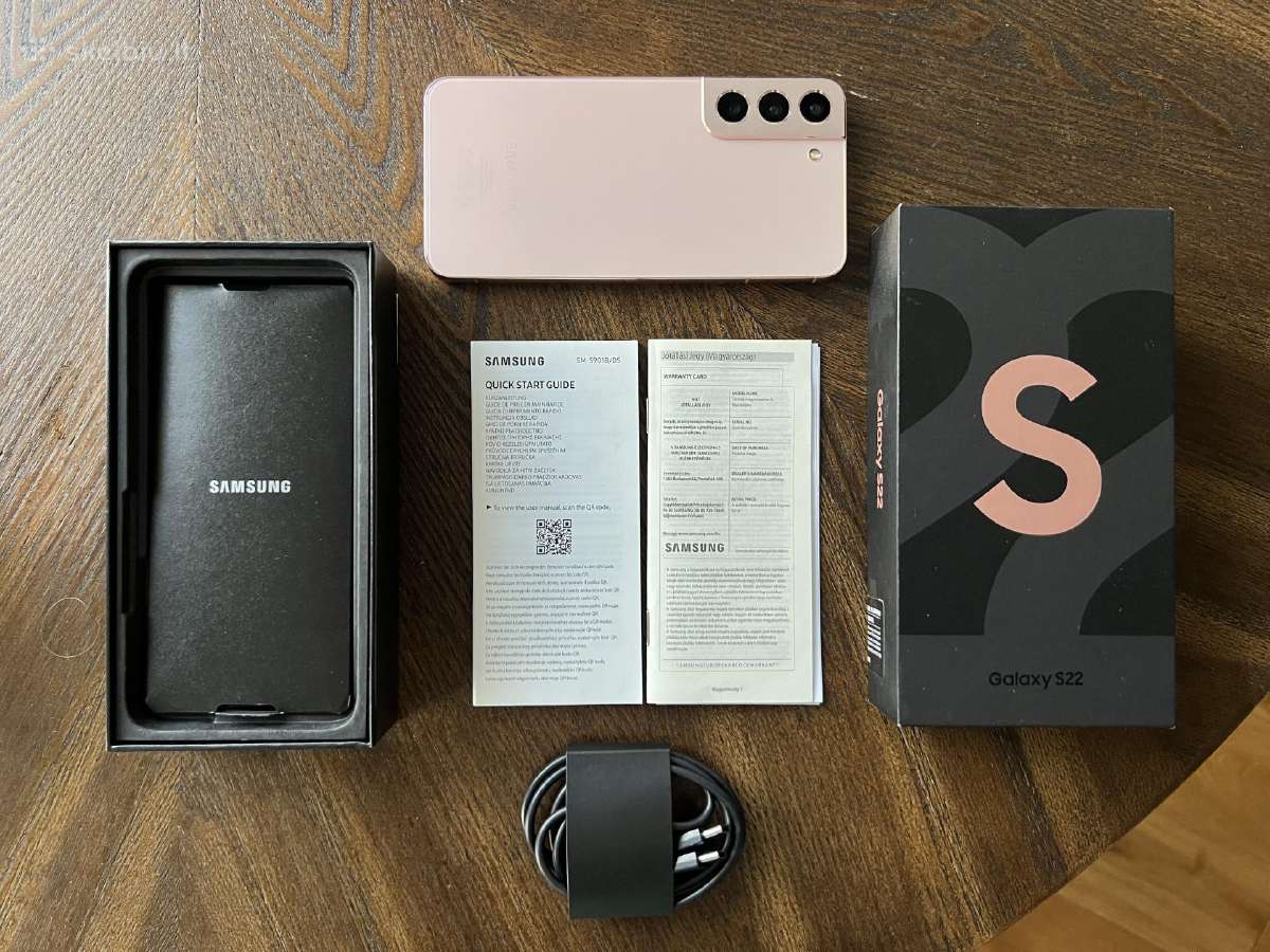 Geros būklės Samsung Galaxy S22 5G, 256gb. Pakuotė - nuotraukos Nr. 6