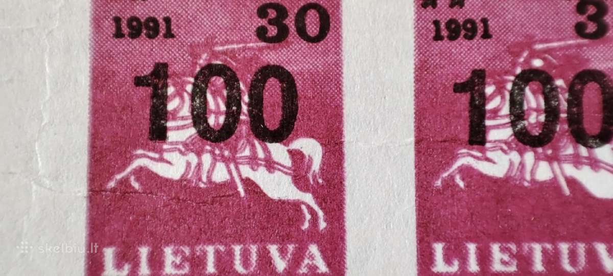 Lietuva Suglamžytas popierius - nuotraukos Nr. 3