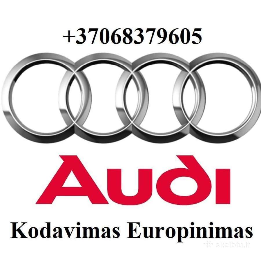 Žibintų perdarymas. Audi europinimo paslaugos.