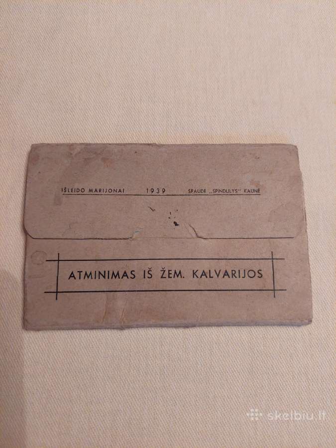 Lietuvos Prieškario Atvirukai 1939 m. Spaudos - nuotraukos Nr. 3