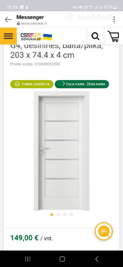 Naujos durys (varčia) - nuotraukos Nr. 6