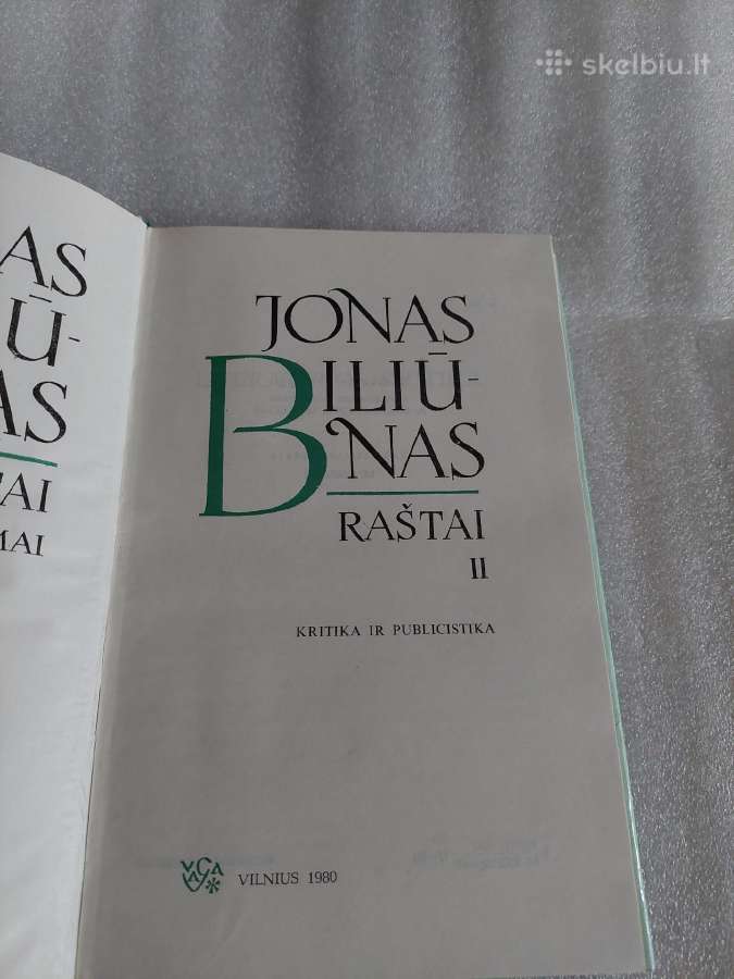 Jonas Biliūnas. Raštai - nuotraukos Nr. 3