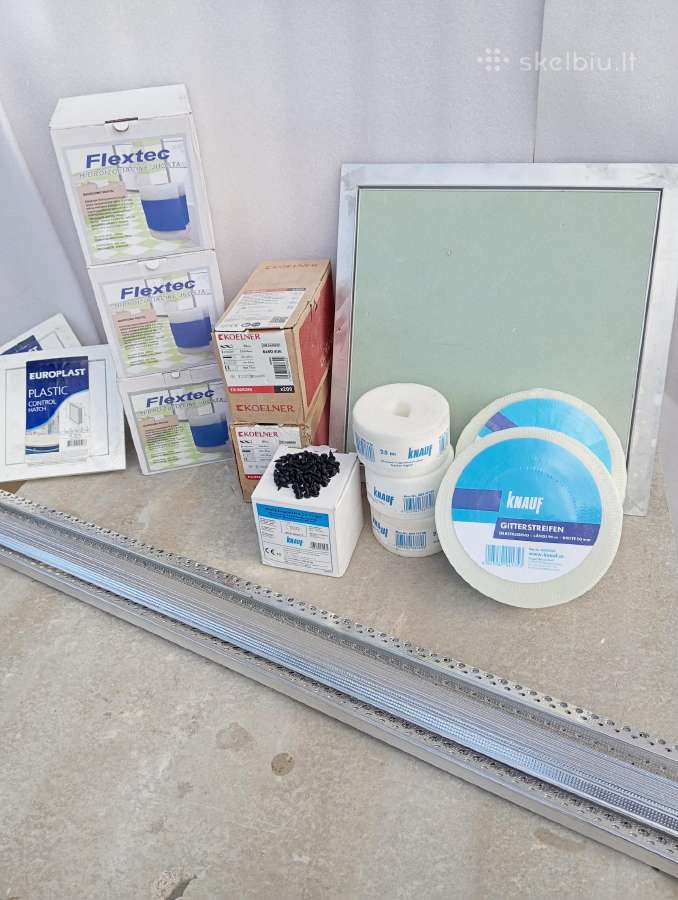 Knauf gipso sistemos detalės, likučiai pigiai - nuotraukos Nr. 2