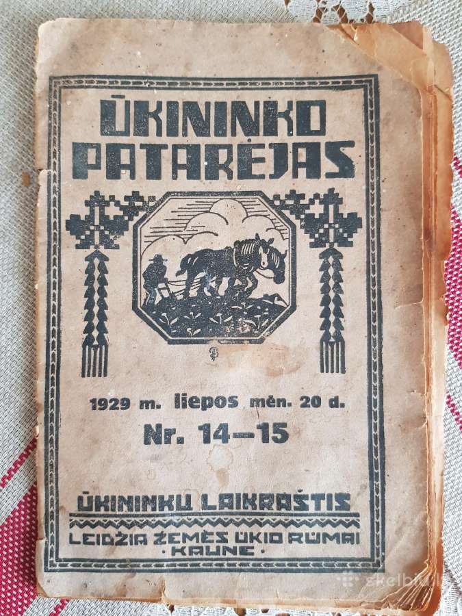Ūkininko patarėjas 1929 m.