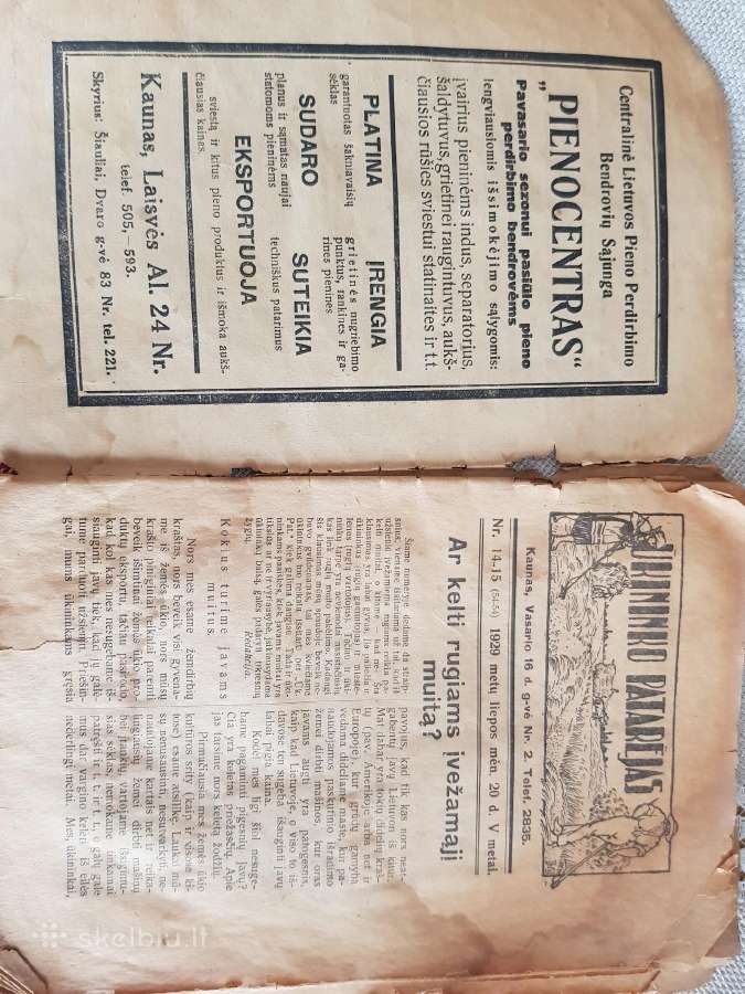 Ūkininko patarėjas 1929 m. - nuotraukos Nr. 2